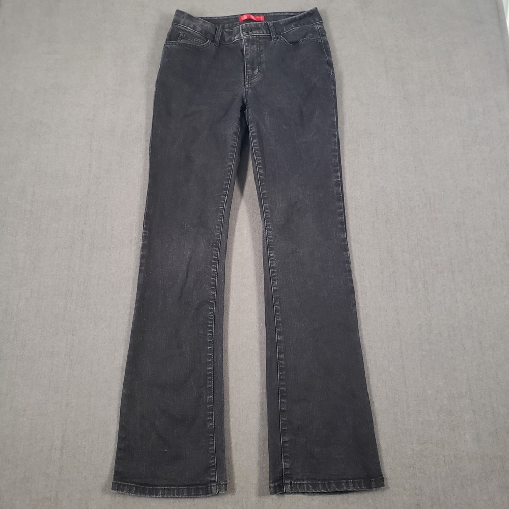 Jennifer Lopez Jeans Womens Size 4‎ Bootcut Black Denim